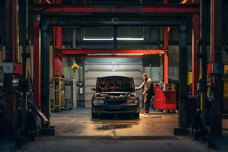 Oficina mecânica de carro